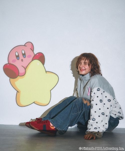 Kirby dot art fleece jacket - official product photo 20