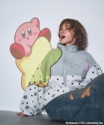 Kirby dot art fleece jacket - official product photo 22