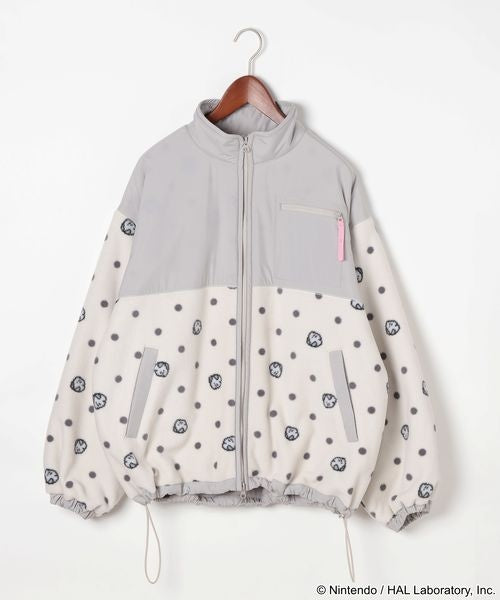 Kirby dot art fleece jacket - official product photo 26