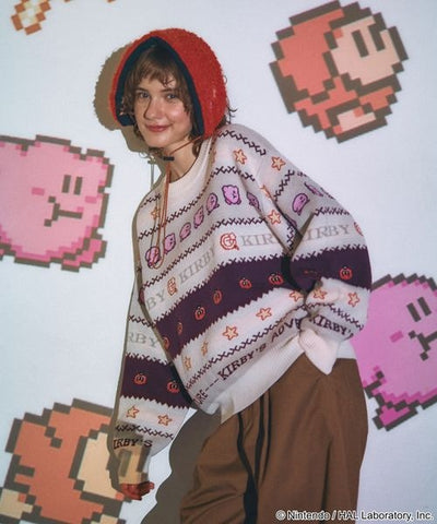 Kirby fair isle knit sweater - official product photo 9