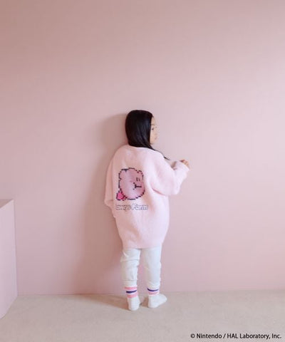 Kirby kids fluffy knit cardigan - official product photo 2