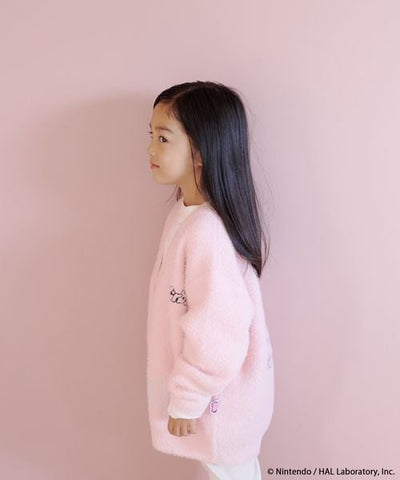 Kirby kids fluffy knit cardigan - official product photo 9