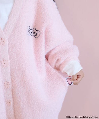 Kirby kids fluffy knit cardigan - official product photo 12