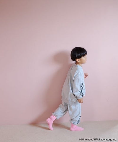 Kirby kids pixel art loungewear set - official product photo 3