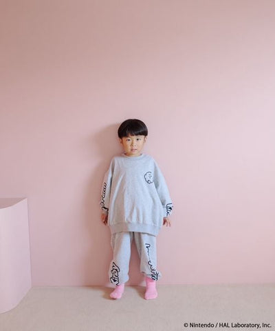 Kirby kids pixel art loungewear set - official product photo 4