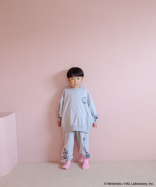 Kirby kids pixel art loungewear set - official product photo 4
