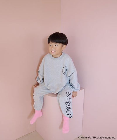 Kirby kids pixel art loungewear set - official product photo 7