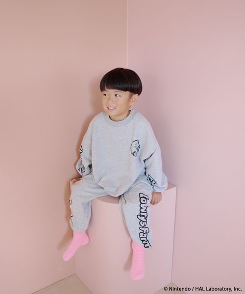 Kirby kids pixel art loungewear set - official product photo 7