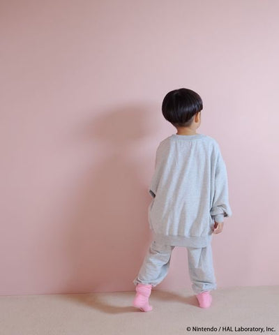 Kirby kids pixel art loungewear set - official product photo 10