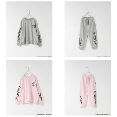 Kirby Kids Pixel Art Loungewear Set complete set, all 2 designs