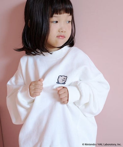 Kirby kids pixel art sweatshirt - official product photo 1