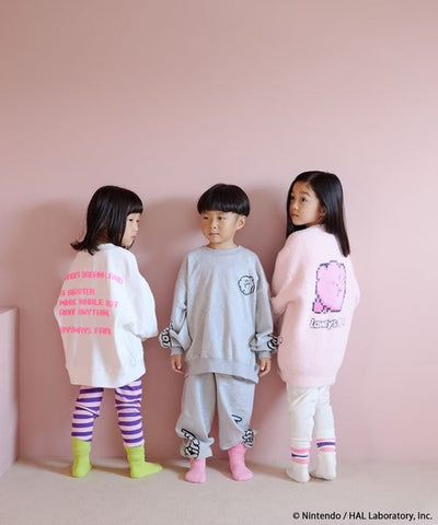 Kirby kids pixel art sweatshirt - official product photo 3