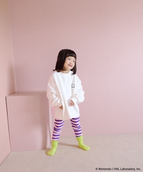 Kirby kids pixel art sweatshirt - official product photo 5