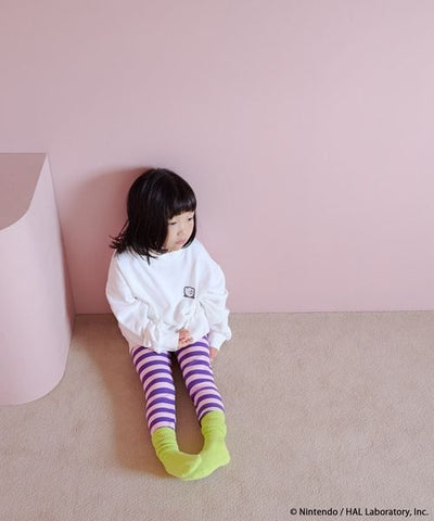 Kirby kids pixel art sweatshirt - official product photo 6