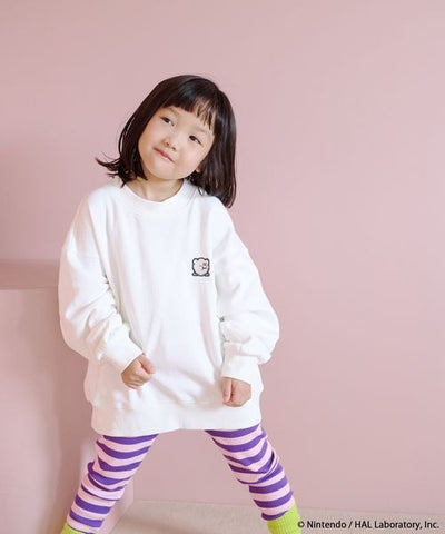Kirby kids pixel art sweatshirt - official product photo 7