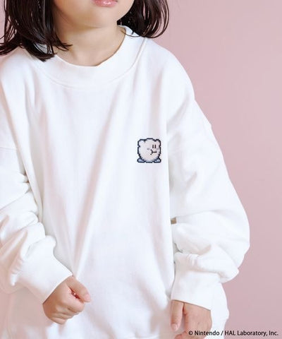 Kirby kids pixel art sweatshirt - official product photo 8