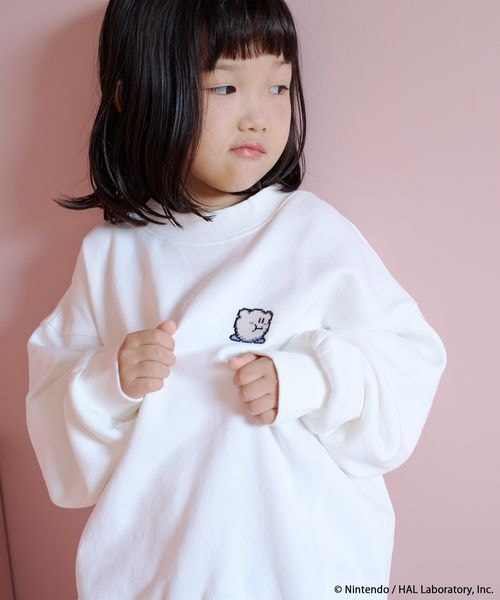 Kirby kids pixel art sweatshirt - official product photo 9