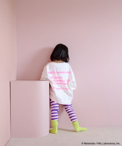 Kirby kids pixel art sweatshirt - official product photo 10