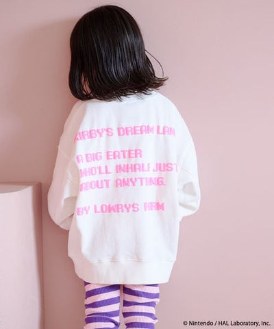 Kirby kids pixel art sweatshirt - official product photo 12