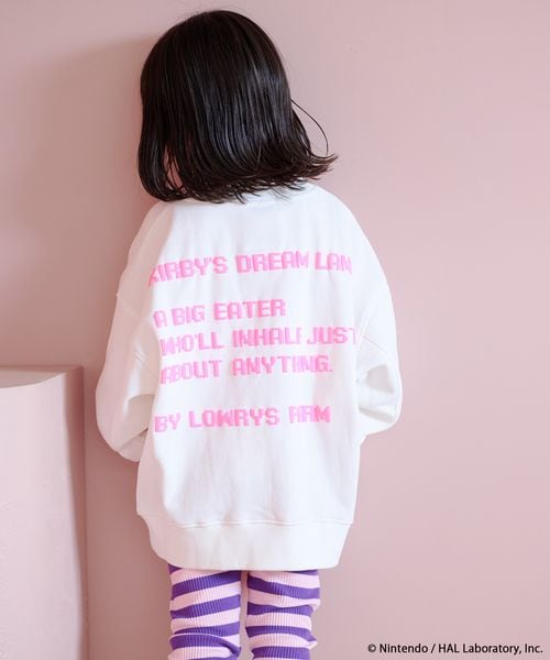 Kirby kids pixel art sweatshirt - official product photo 12