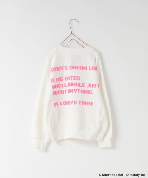 Kirby kids pixel art sweatshirt - official product photo 18