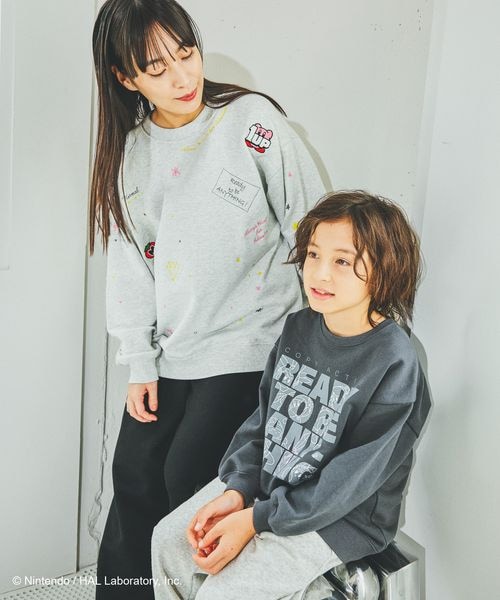 Kirby kids quick-dry graphic sweatshirt - official product photo 29