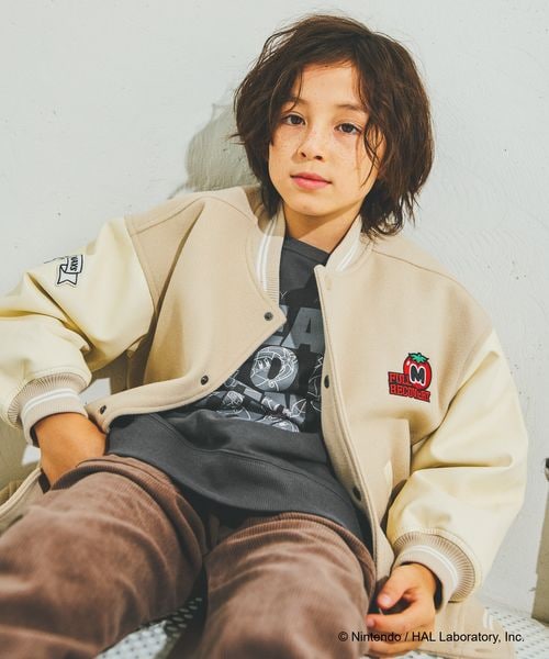 Kirby kids varsity jacket - official product photo 1