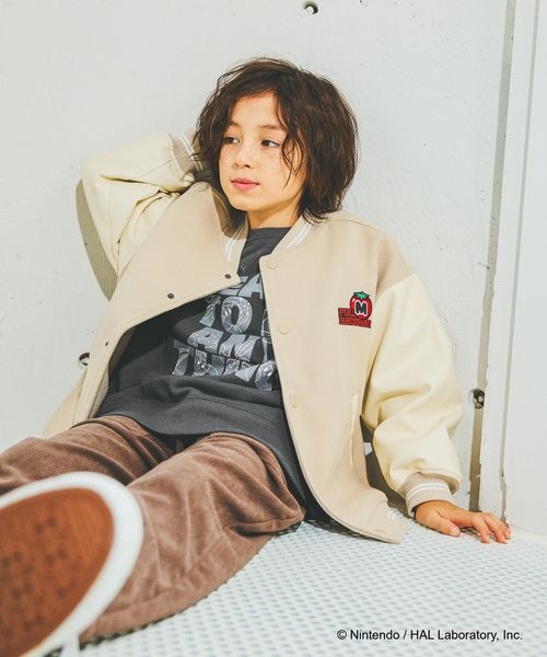 Kirby kids varsity jacket - official product photo 4