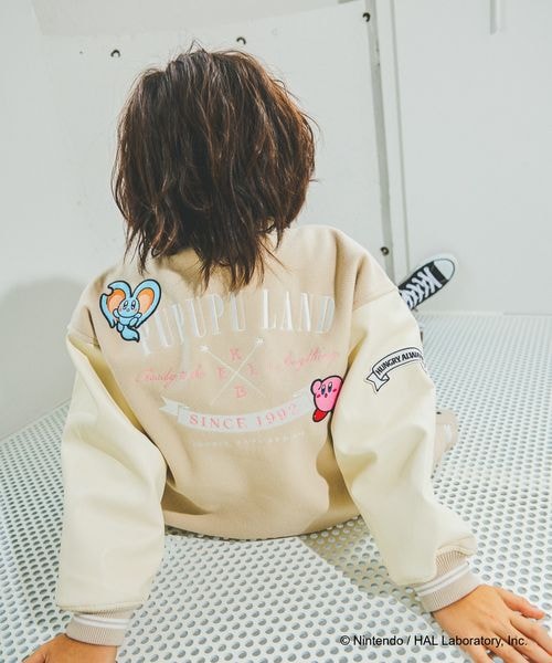 Kirby kids varsity jacket - official product photo 9