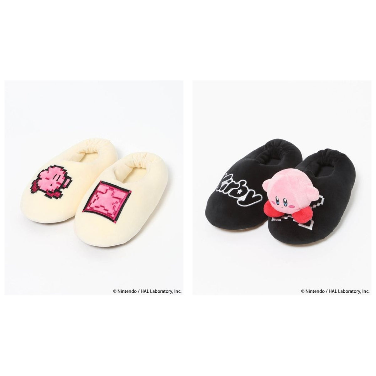 Kirby Room Slippers complete set, all 2 designs