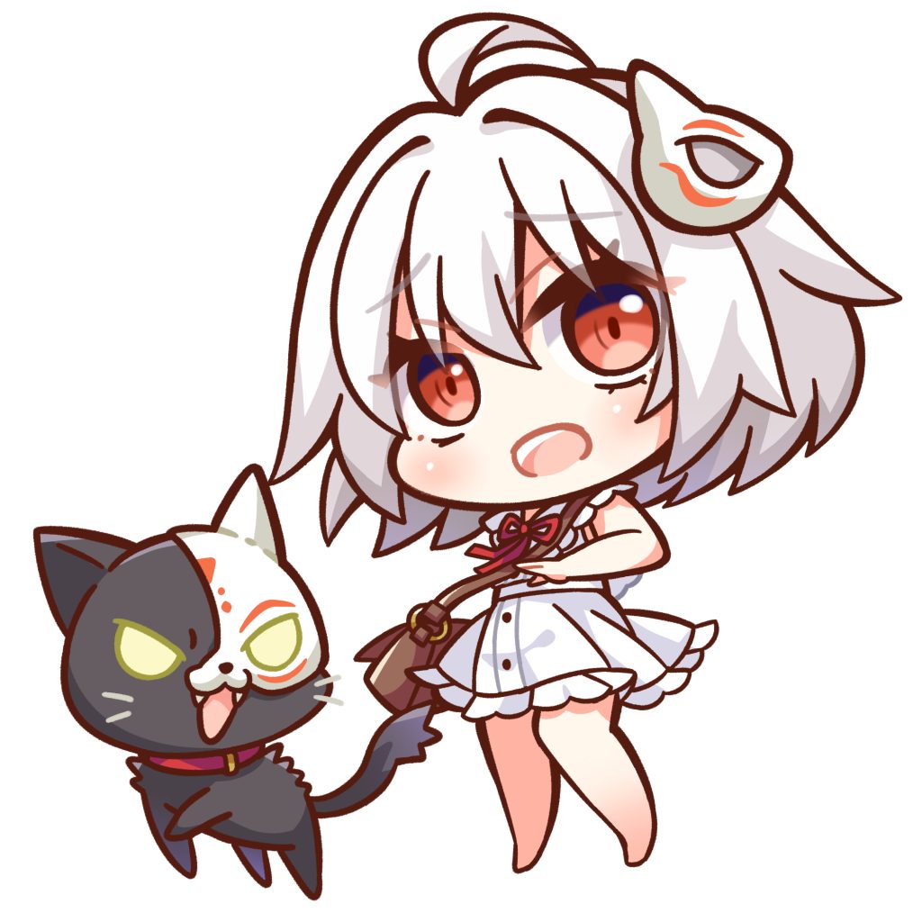 LIGHT: Black Cat & Amnesia Girl Limited Edition official visual 1