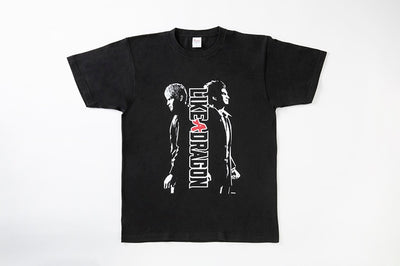 Black Like a Dragon T-shirt with Kiryu Kazuma and Ichiban Kasuga front print