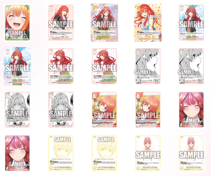 The Quintessential Quintuplets Card Game vol.1 BOX