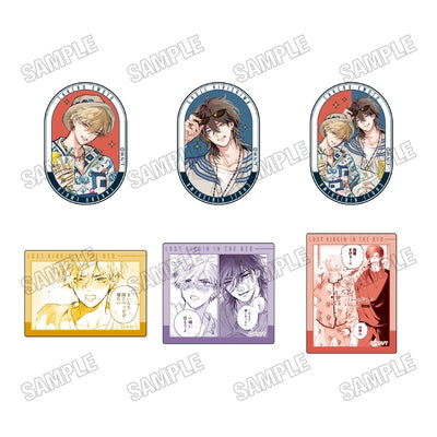 Lost Virgin in the bed - glitter acrylic badge complete box