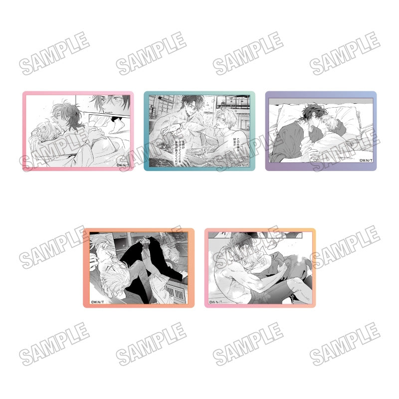 Lost Virgin in the bed - lovey dovey holographic clear card complete box