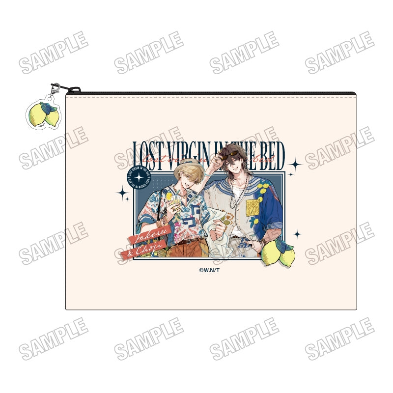 Lost Virgin in the bed - pouch with acrylic charm