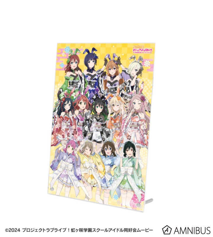 Love Live! Nijigasaki Wa Bunny Ver. Group Illustration A4 Acrylic