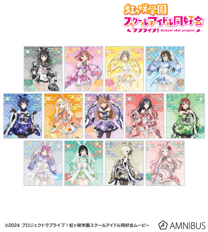 Love Live! Nijigasaki Wa Bunny ver. Trading Acrylic Cards Box official product image