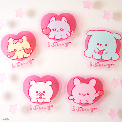 Loveez clear sticker assortment