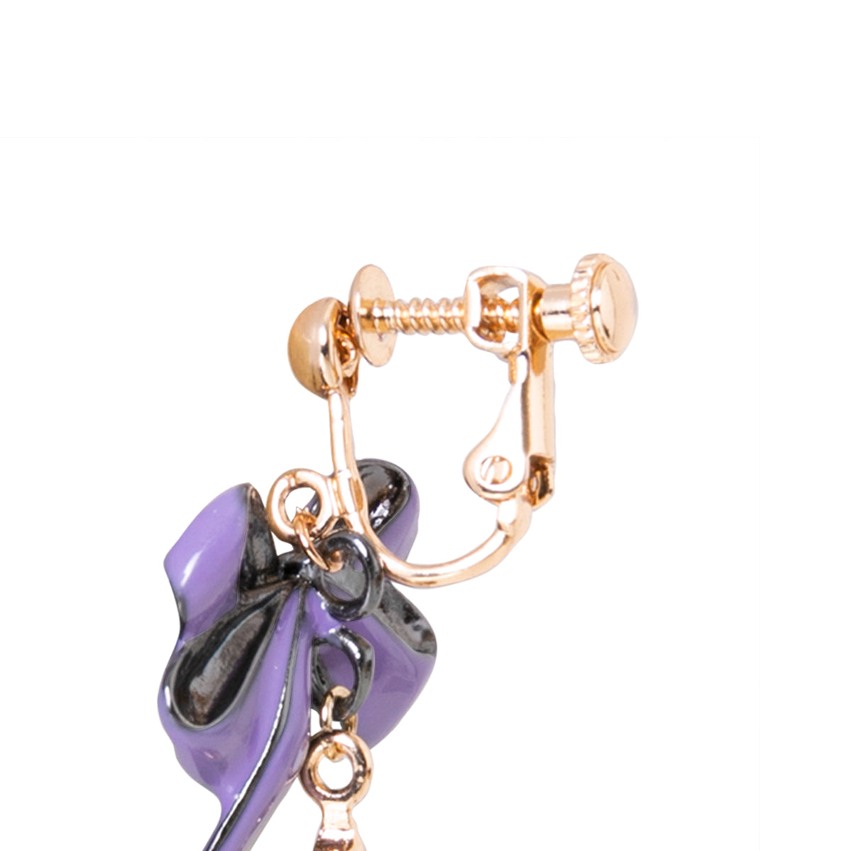 Homura Akemi Soul Gem earrings by Mayla - clip-on fastening