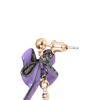 Homura Akemi Soul Gem earrings by Mayla - pierced fastening