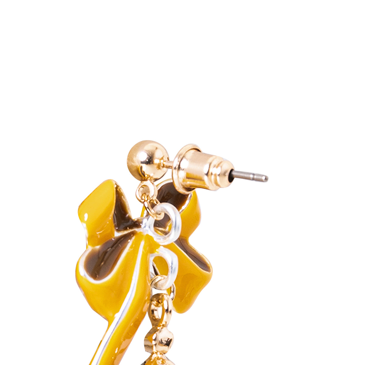 Mami Tomoe Soul Gem earrings by Mayla - pierced fastening