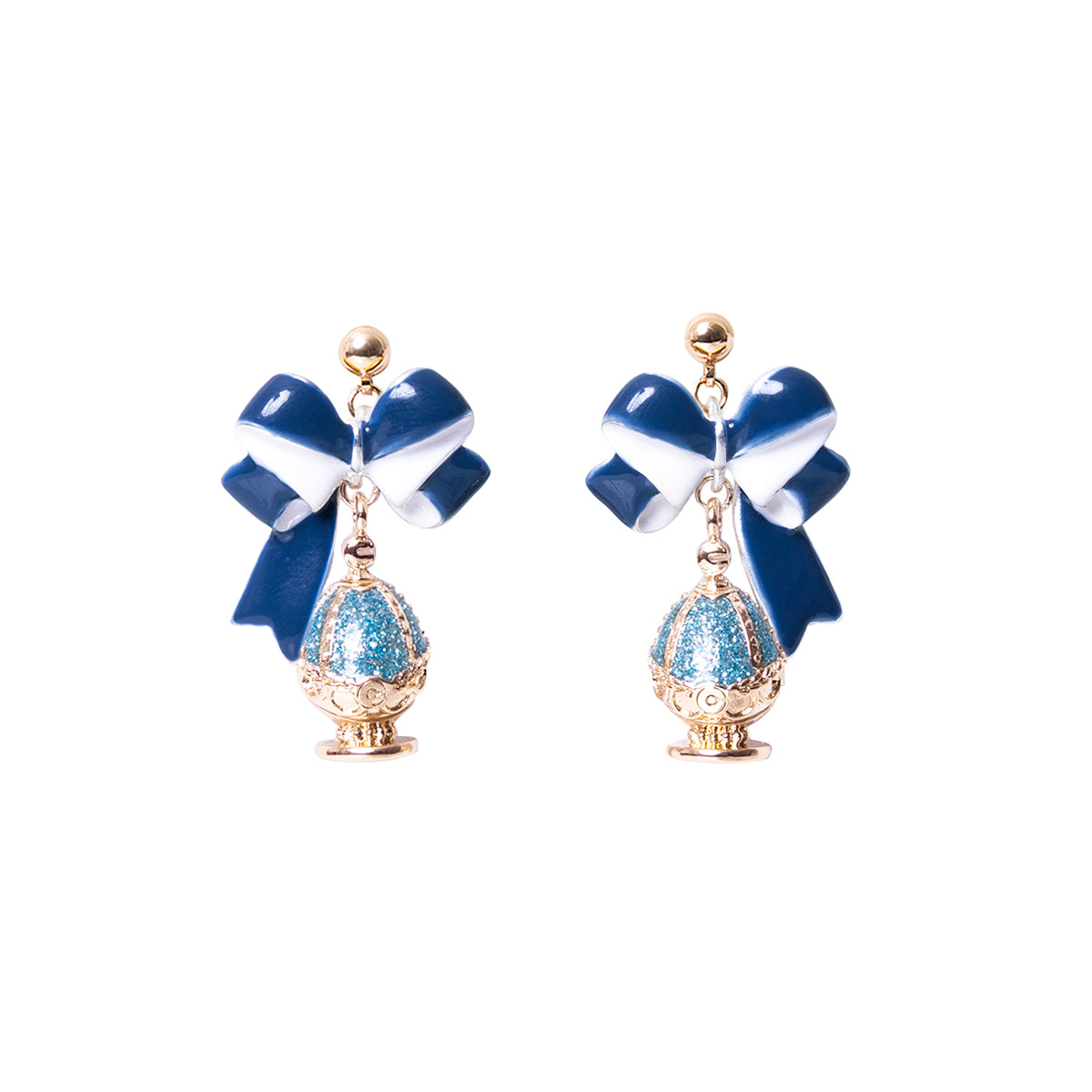 Sayaka Miki Soul Gem earrings by Mayla - front view