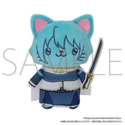 Sayaka Miki withCAT Plus cat plush keychain - official view 1