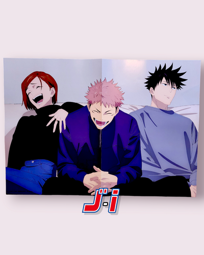 Men's Non No October 2023 Special Edition Jujutsu Kaisen + Poster + 2 Clear File Exclusive