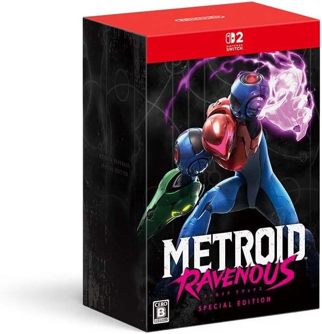 Metroid Ravenous Special Edition - Nintendo Switch 2 - Japanese edition packaging