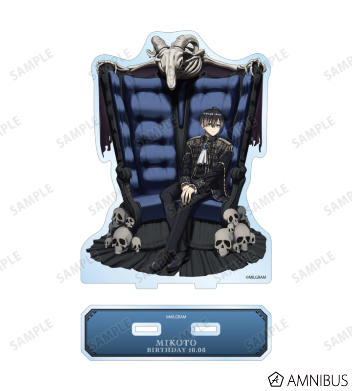 MILGRAM BIG Acrylic Stand Mikoto Birthday Ver. Vol. 3 - official product view 2