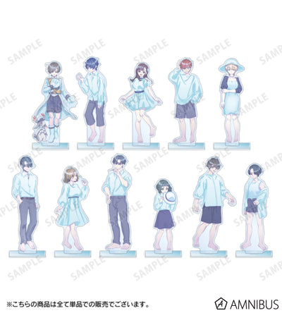 MILGRAM BIG Acrylic Stand Sea Breeze Footprints Ver. (11 Types) - complete collection presentation