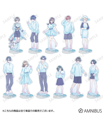 MILGRAM Extra Large Acrylic Stand Sea Breeze Footprints Ver. (11 Types) - complete collection presentation