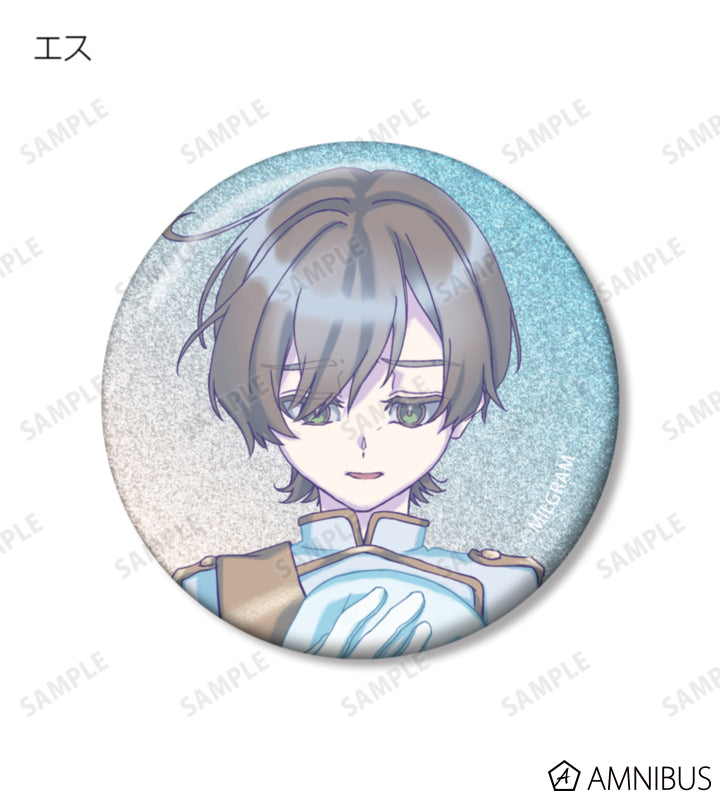 MILGRAM Trading Glitter Badges Sea Breeze Footprints Ver. BOX of 12 - official product view 2